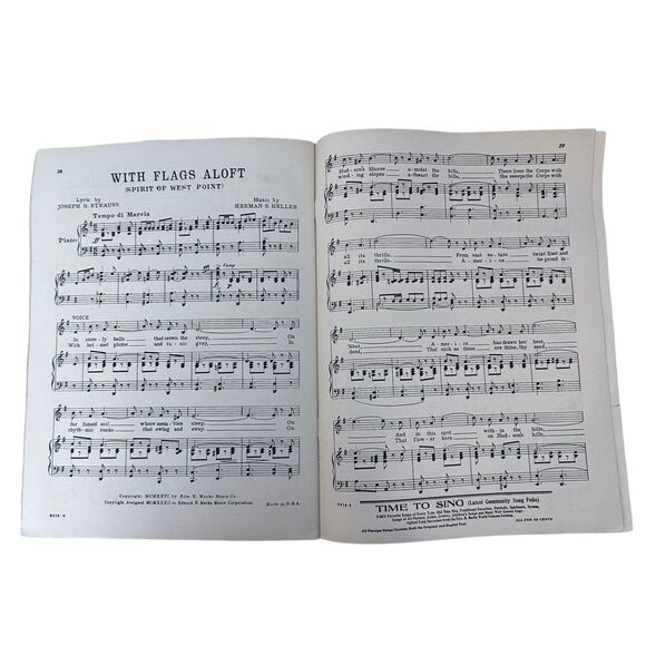 Sing America Sing Edward B Marks Music Corporation Patriotic Songs Old and New - Picture 4 of 7